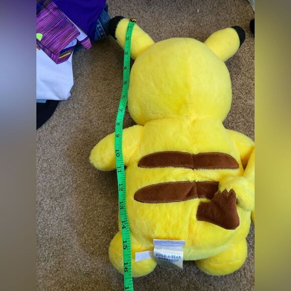 Build a Bear Pokemon Pikachu Stuffed Animal Plush - Picture 6 of 7